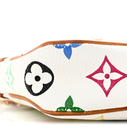 Louis Vuitton Monogram Multicolor Pochette Accessories White 8 of 9