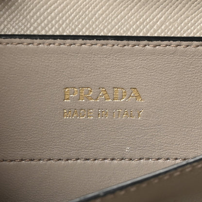 Prada Saffiano Cuir Large Double Bag Pomice 5 of 11