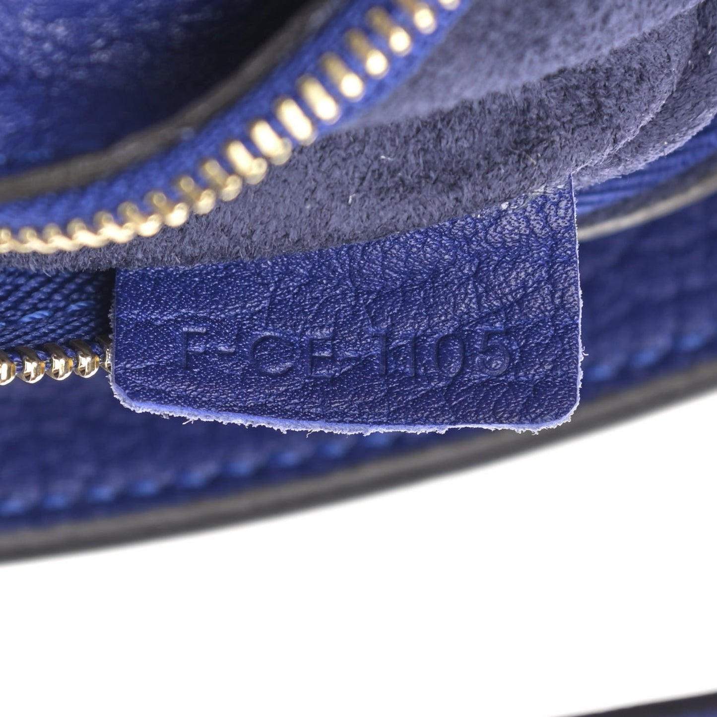 Crisped Calfskin Mini Tie Knot Tote Indigo