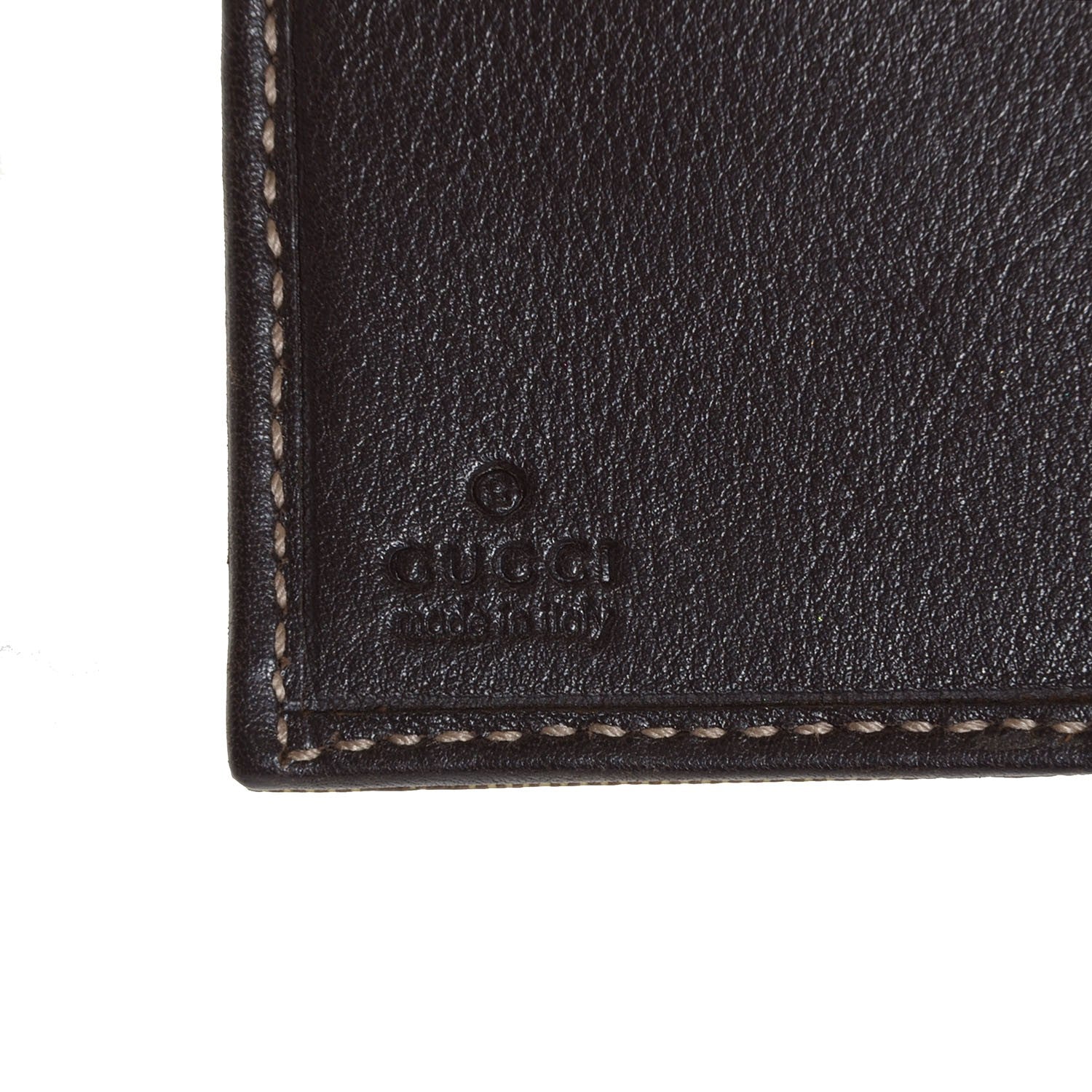 Gucci Crystal Monogram Hysteria French Wallet Dark Brown 6 of 8
