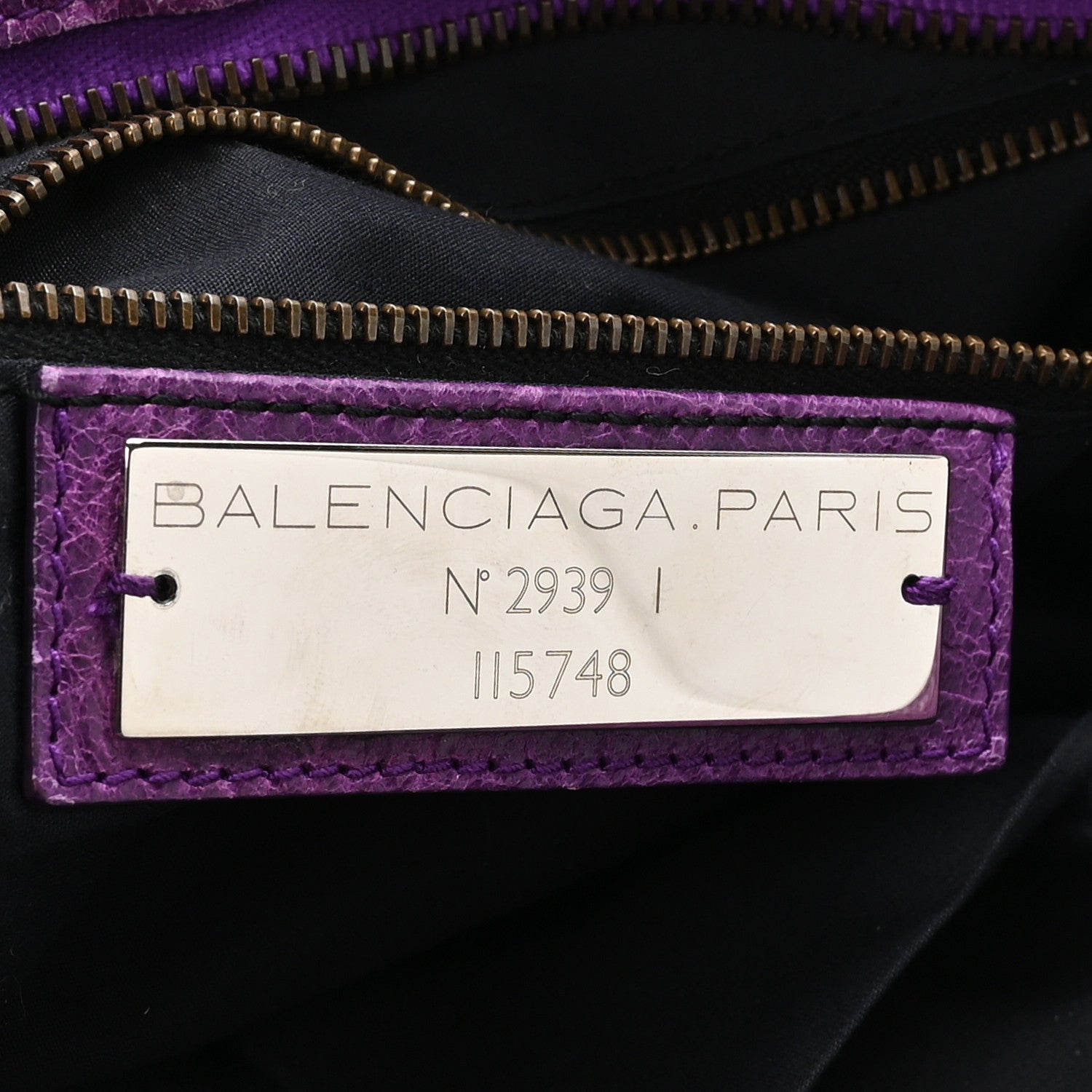Balenciaga Agneau Classic Hardware City Ultraviolet 7 of 11