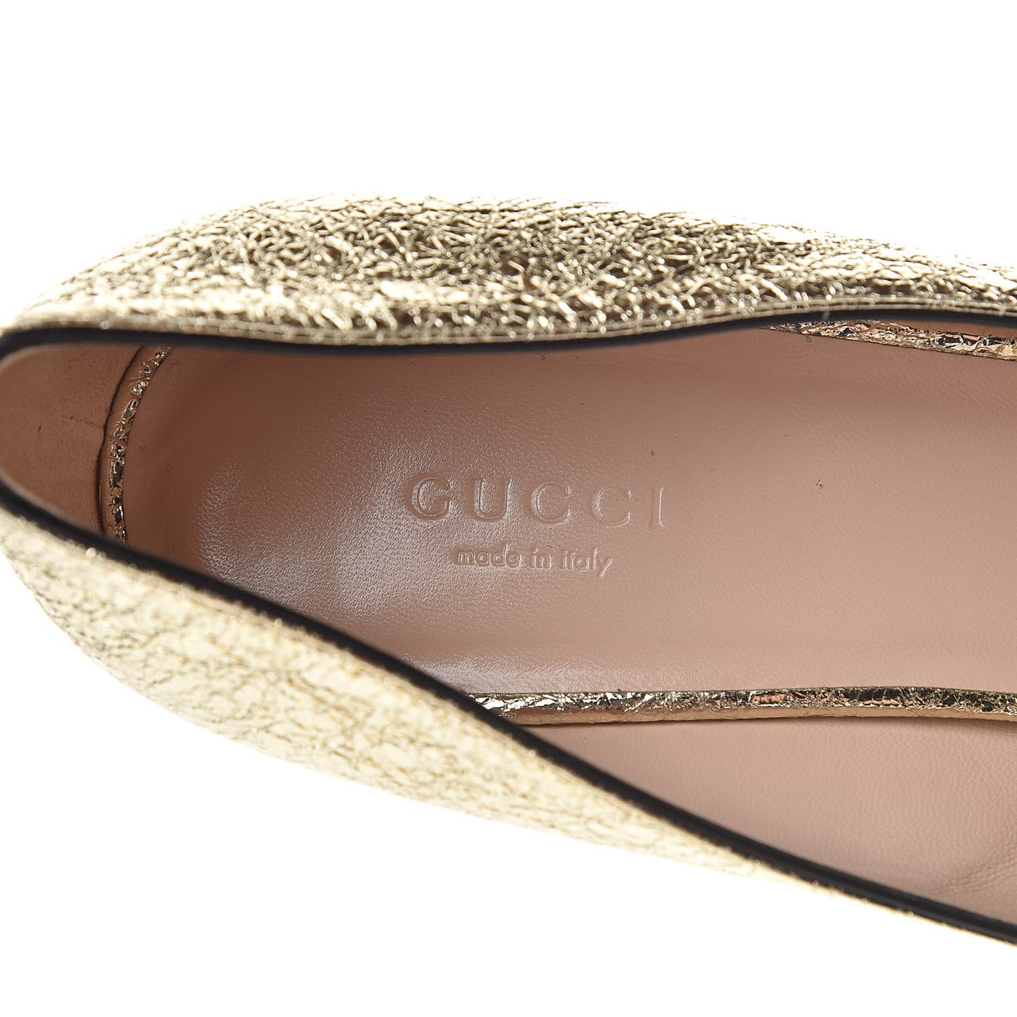 Galassia GG Marmont Fringe 50mm Loafer Pumps 41 Platino