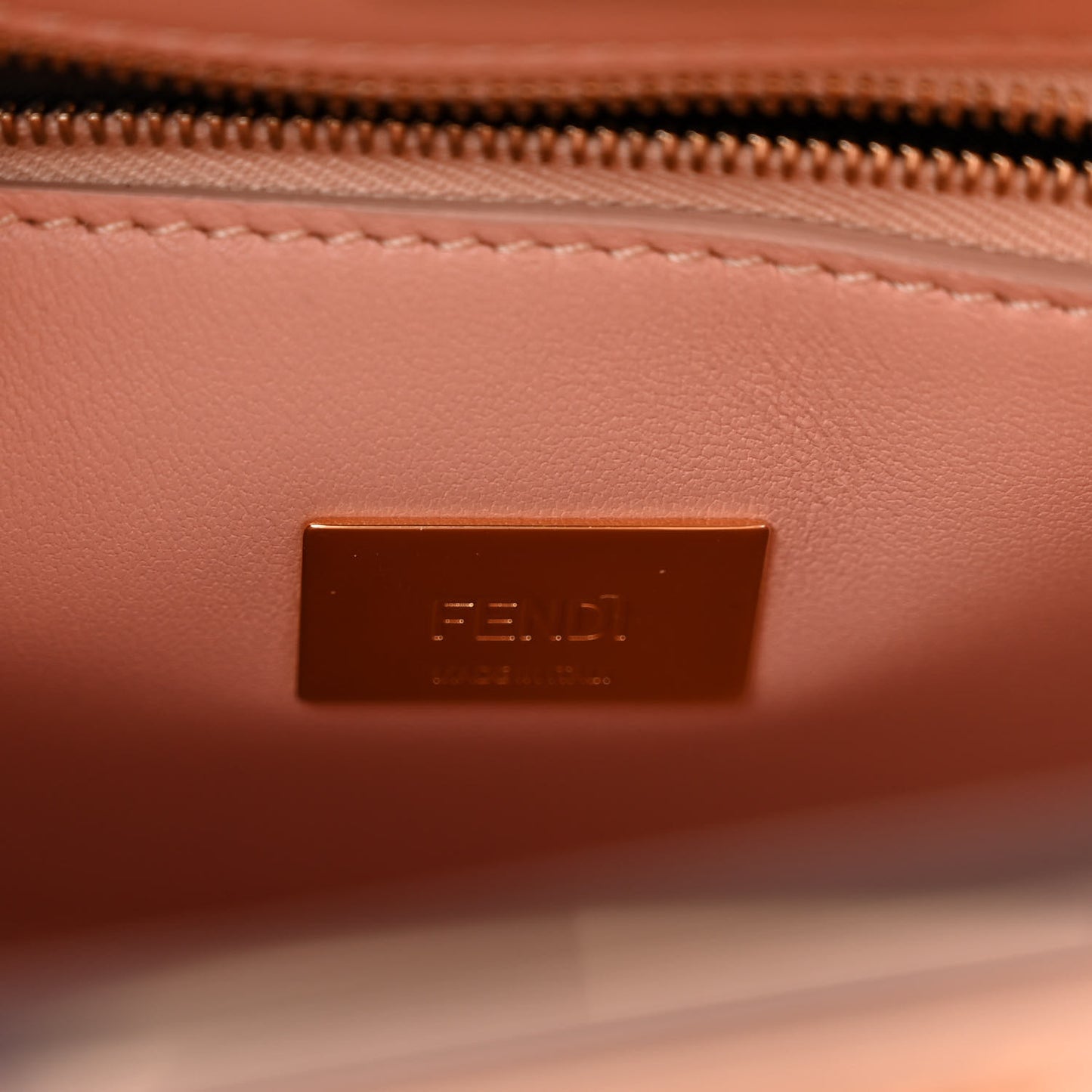 Nappa Pocket Mini Peekaboo Iconic Satchel Baby Pink