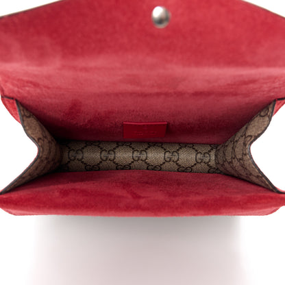 Gucci GG Supreme Monogram Mini Dionysus Shoulder Bag Hibiscus Red 5 of 12