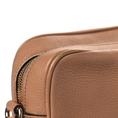 Gucci Pebbled Calfskin Small Soho Disco Bag Camelia 14 of 16