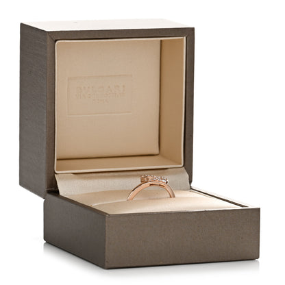 Bulgari 18K Rose Gold Diamond Divas' Dream Ring 54 6.75 4 of 4