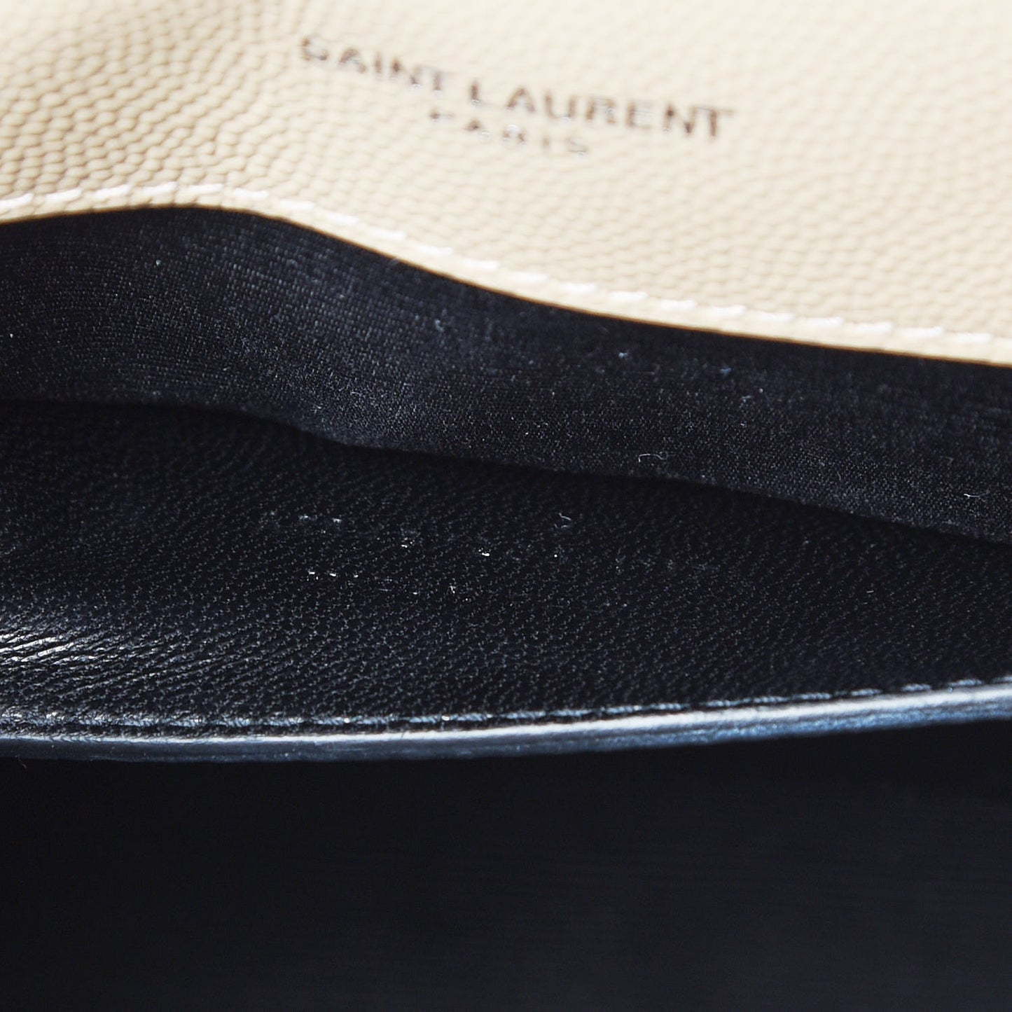 Grain De Poudre Textured Mixed Matelasse Medium Triquilt Monogram Satchel Nude Powder