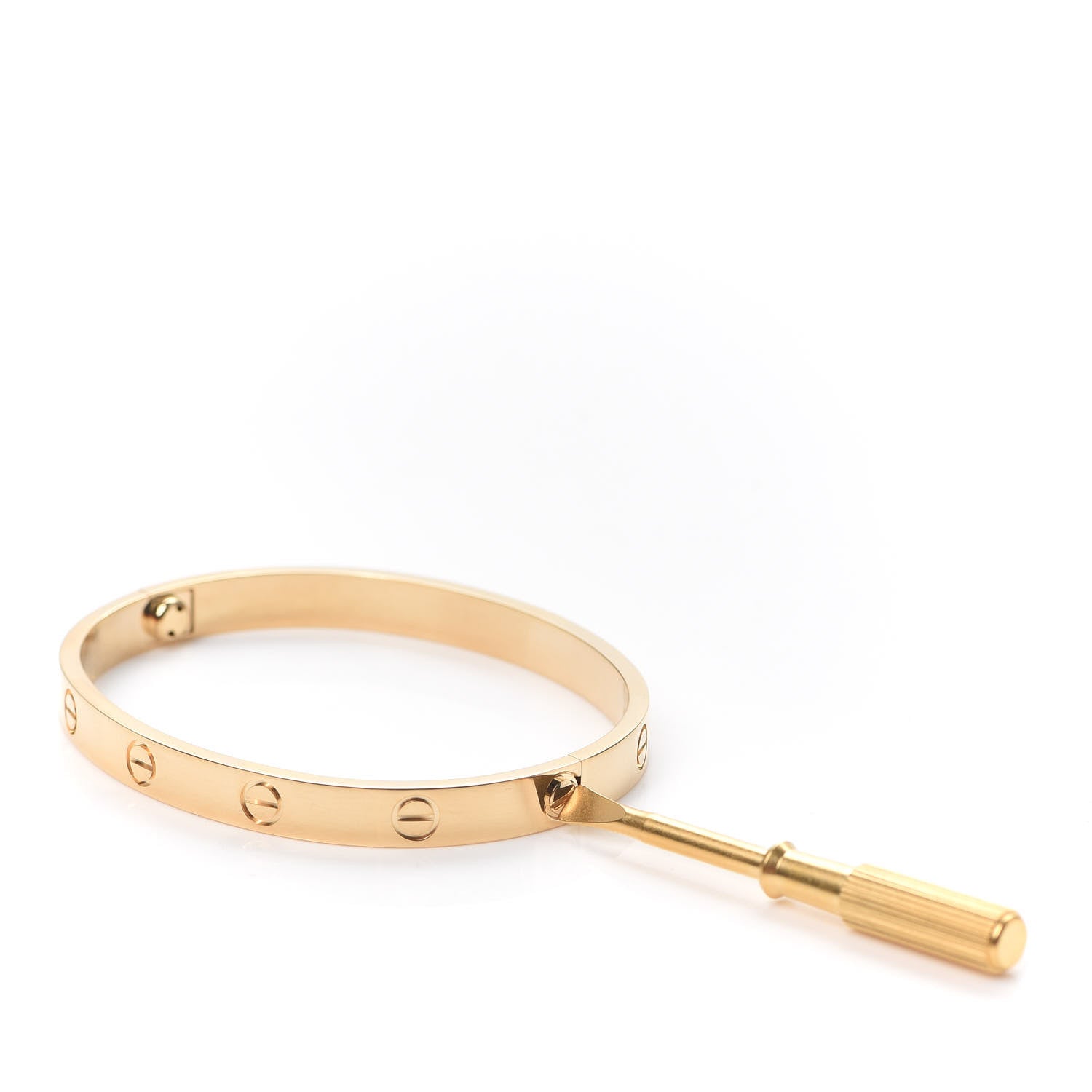Cartier 18K Yellow Gold LOVE Bracelet 17 4 of 5