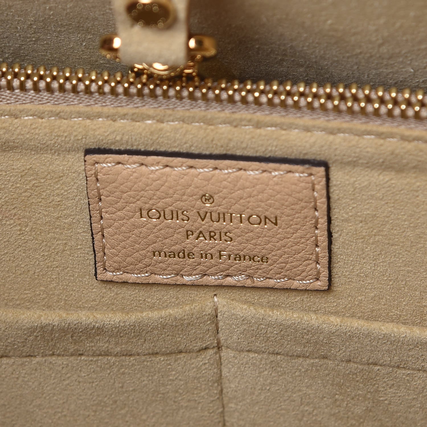 Louis Vuitton Calfskin Monogram Kimono Tote Dune 8 of 10