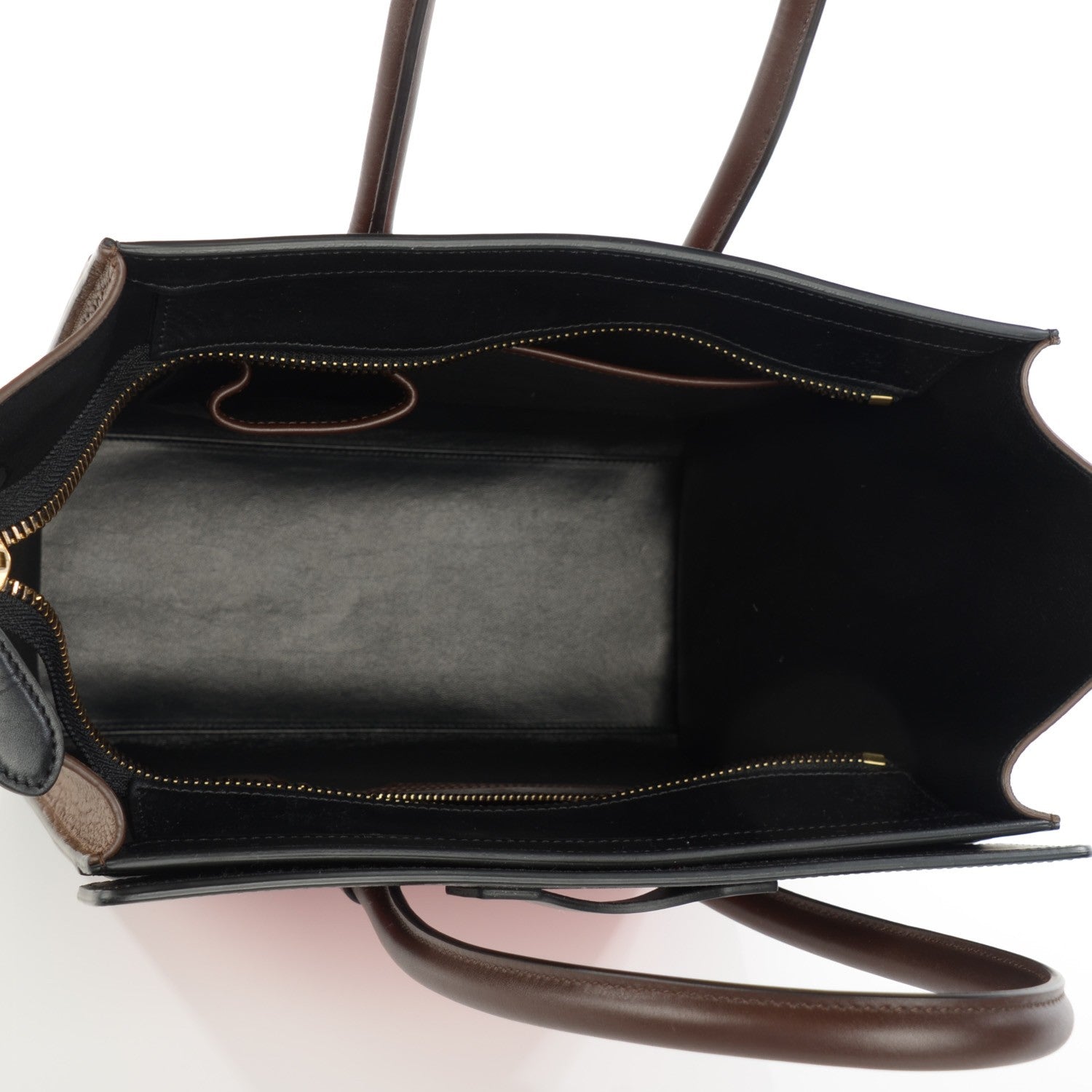 Celine Elephant Calfskin Micro Luggage Bright Red 5 of 8