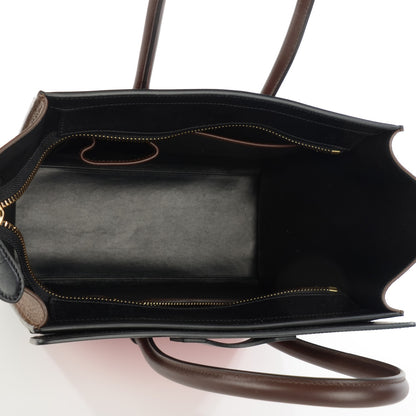 Celine Elephant Calfskin Micro Luggage Bright Red 5 of 8