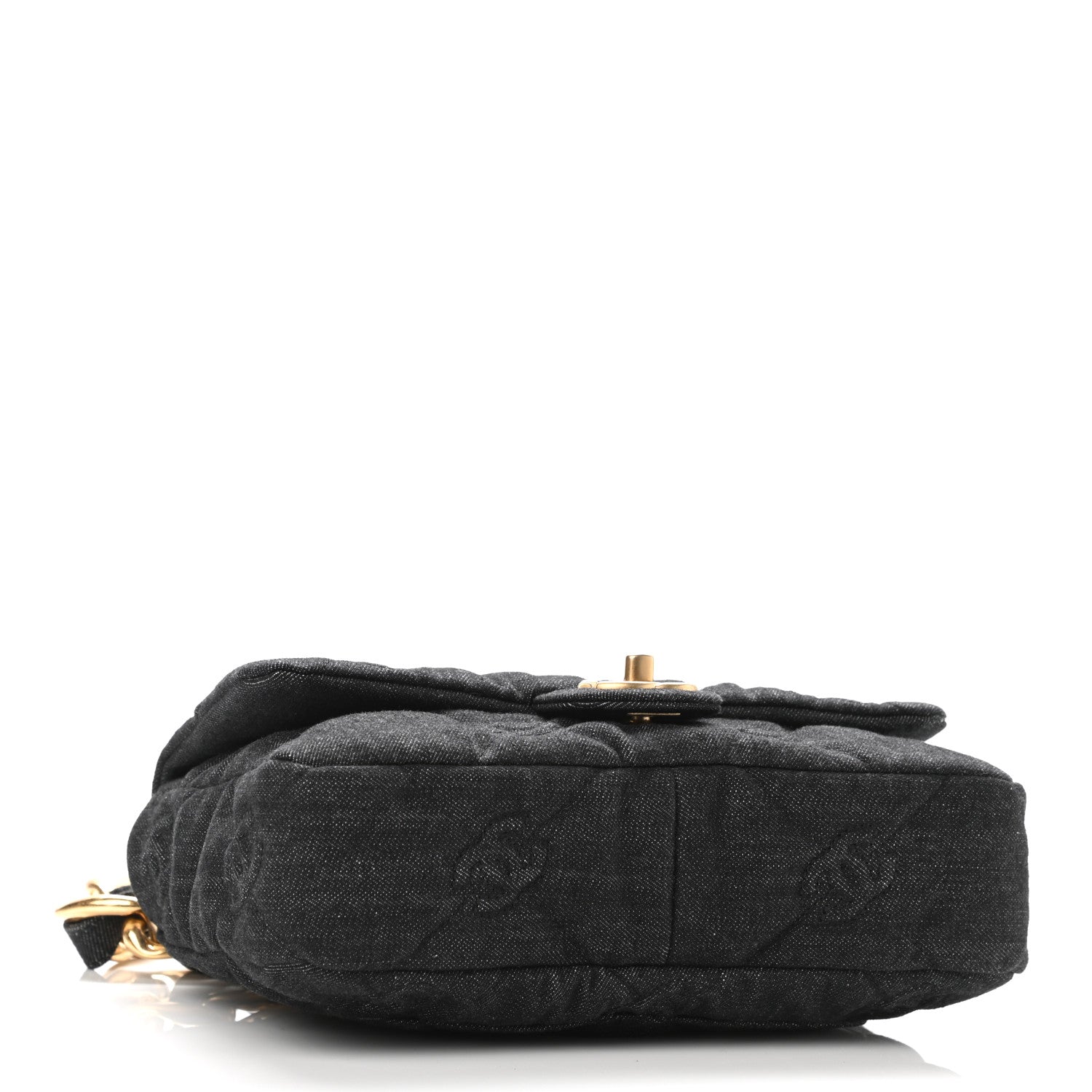 Chanel Denim Quilted Medium Funky Town Flap Black 4 of 11