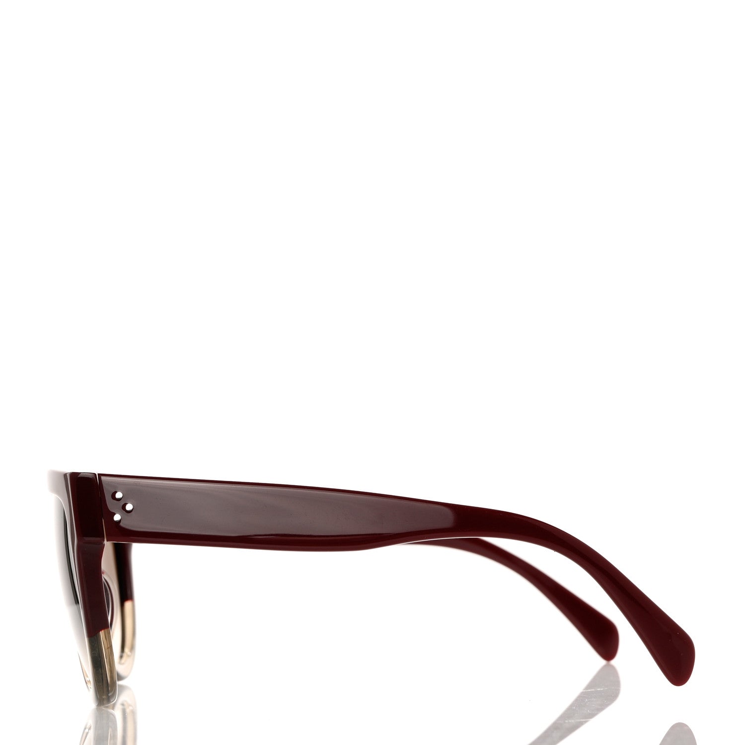 Celine Shadow Sunglasses CL 41026/S Burgundy 3 of 7