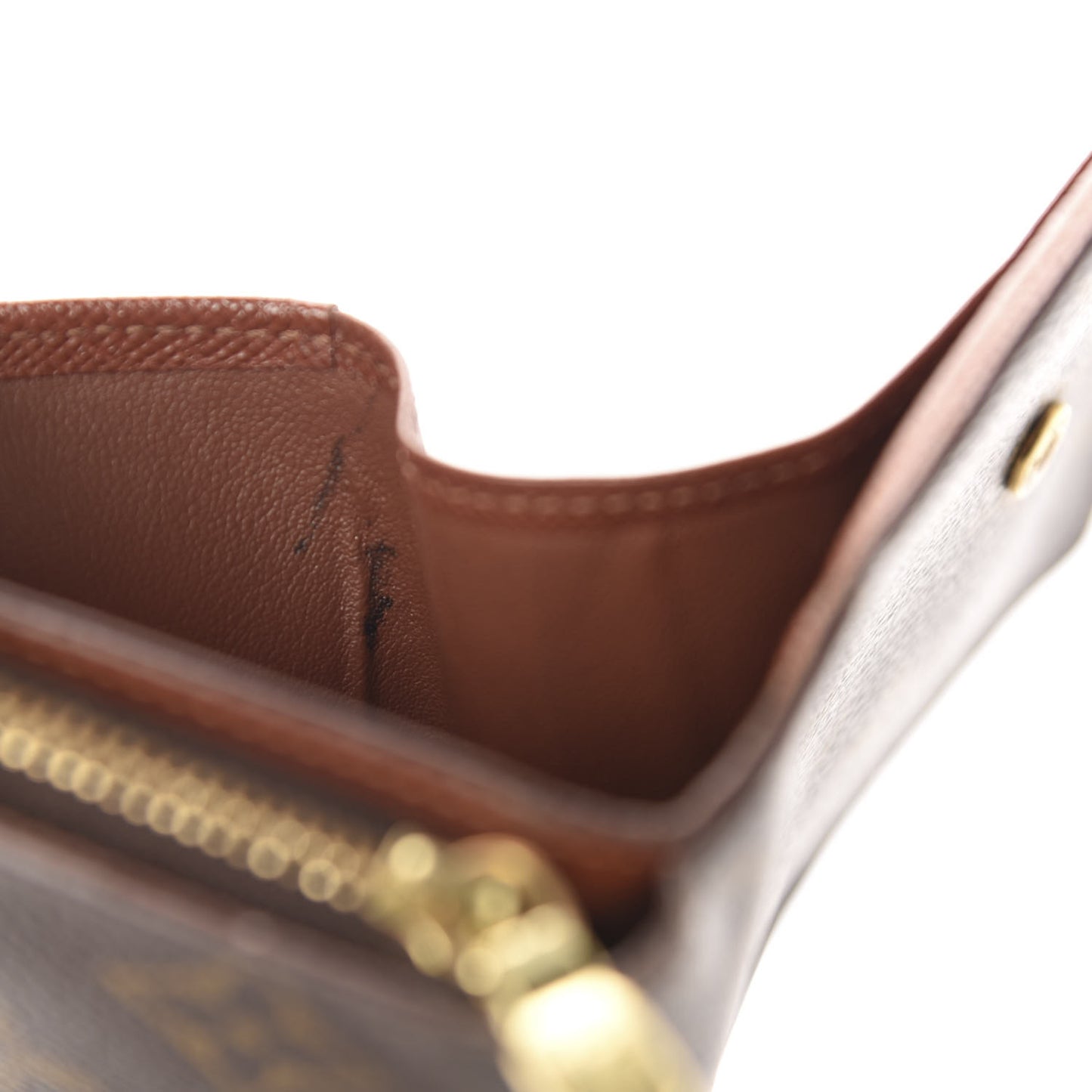 Monogram Compact Zippe Zipped Wallet
