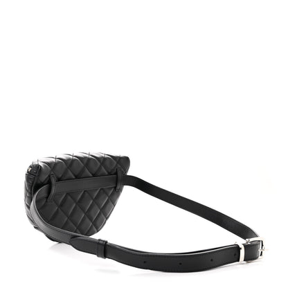 Chanel Calfskin Quilted Waist Belt Bag Black 3 of 11