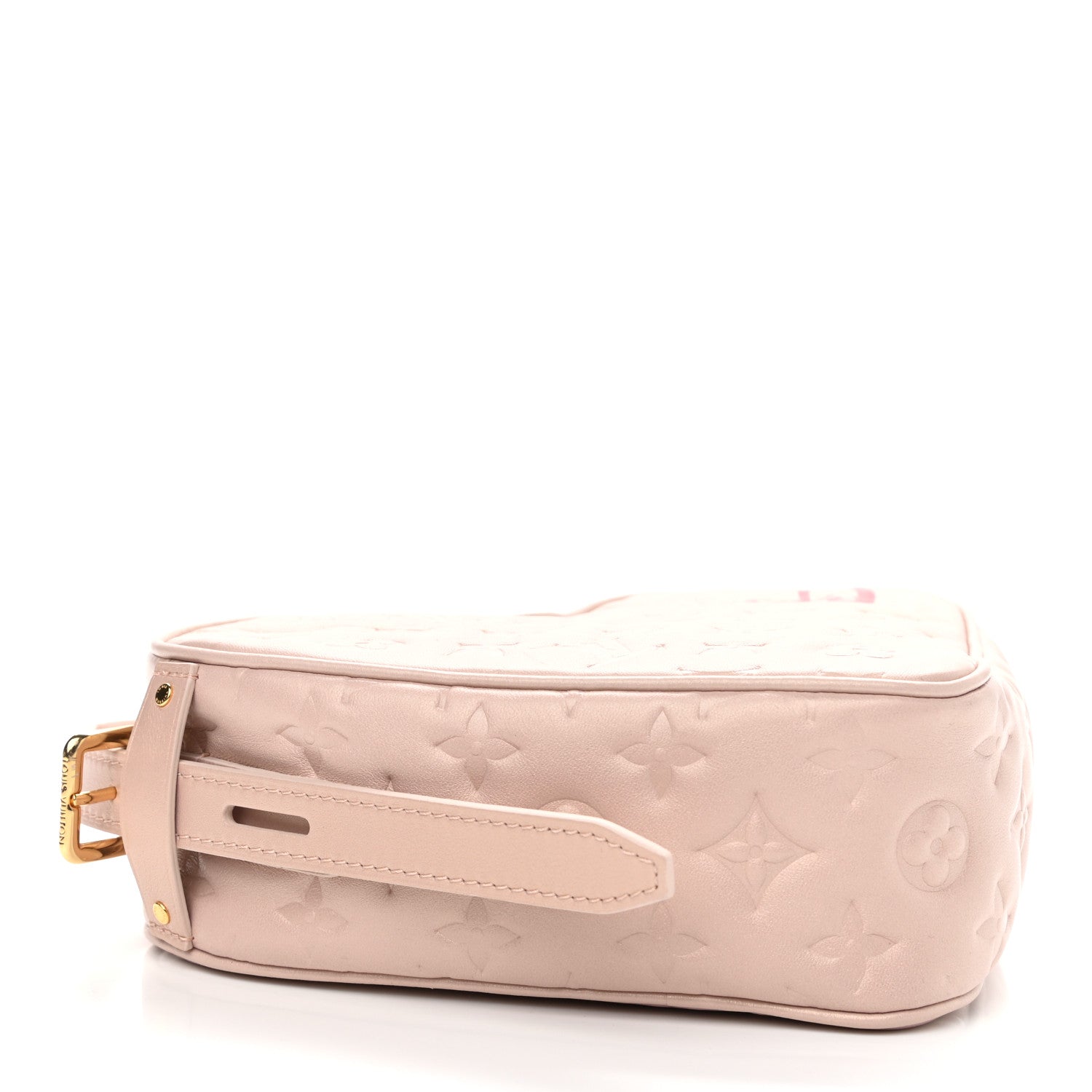 Louis Vuitton Lambskin Embossed Monogram Fall In Love Sac Coeur Light Pink 4 of 10