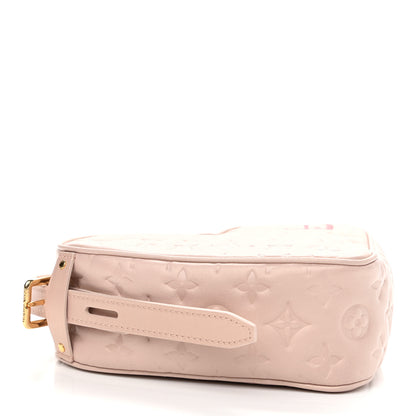 Louis Vuitton Lambskin Embossed Monogram Fall In Love Sac Coeur Light Pink 4 of 10