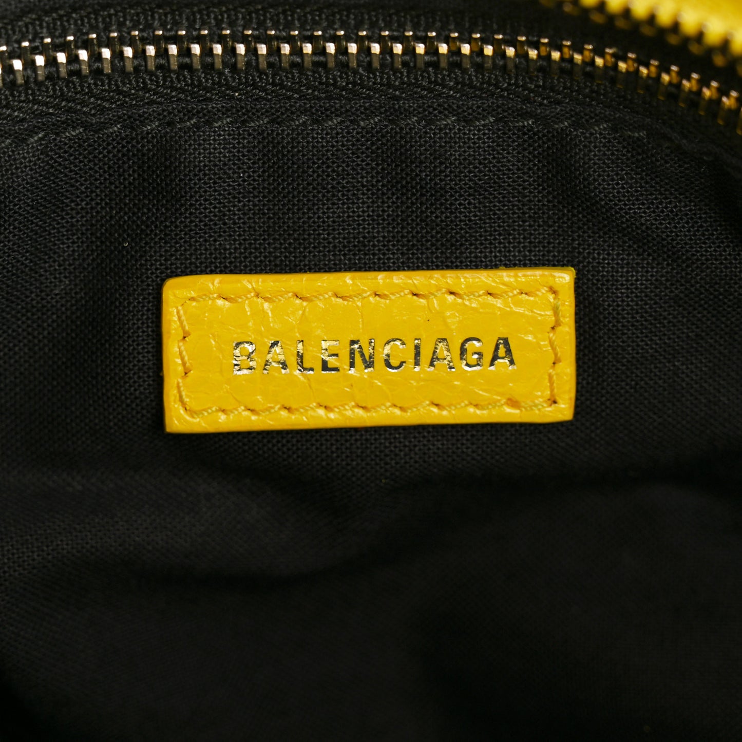 Agneau Classic Silver Hardware City S Jaune Soleil