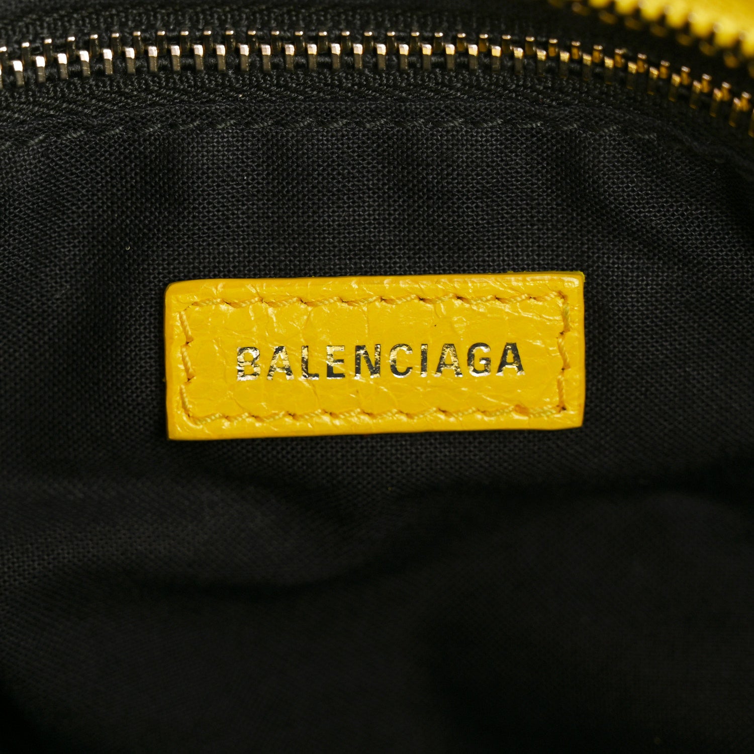 Balenciaga Agneau Classic Silver Hardware City S Jaune Soleil 7 of 15