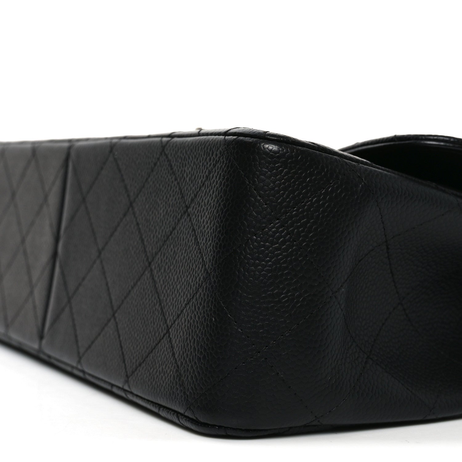 Chanel Caviar Quilted Jumbo Double Flap Black 10 of 11