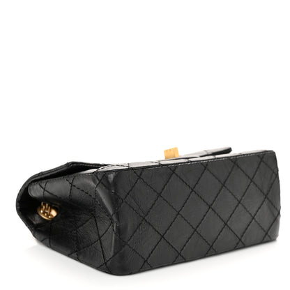 Chanel Aged Calfskin Quilted 2.55 Reissue Mini Flap Black 4 of 10