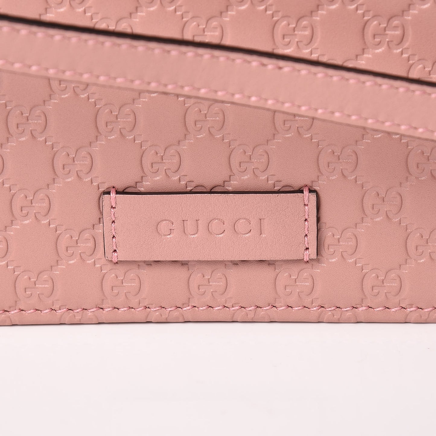 Microguccissima Crossbody Wallet Soft Pink