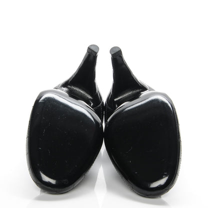 Chanel Lambskin Quilted CC Pumps 37.5 Black 7 of 7