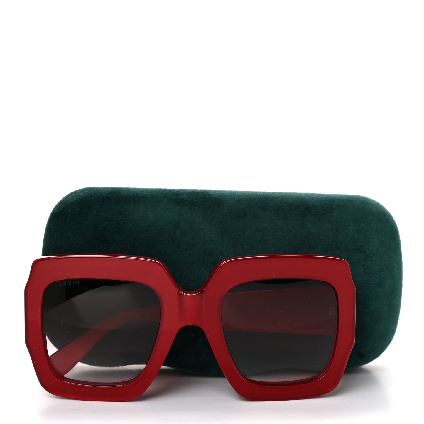 Square Web Frame GG0178S Sunglasses Red