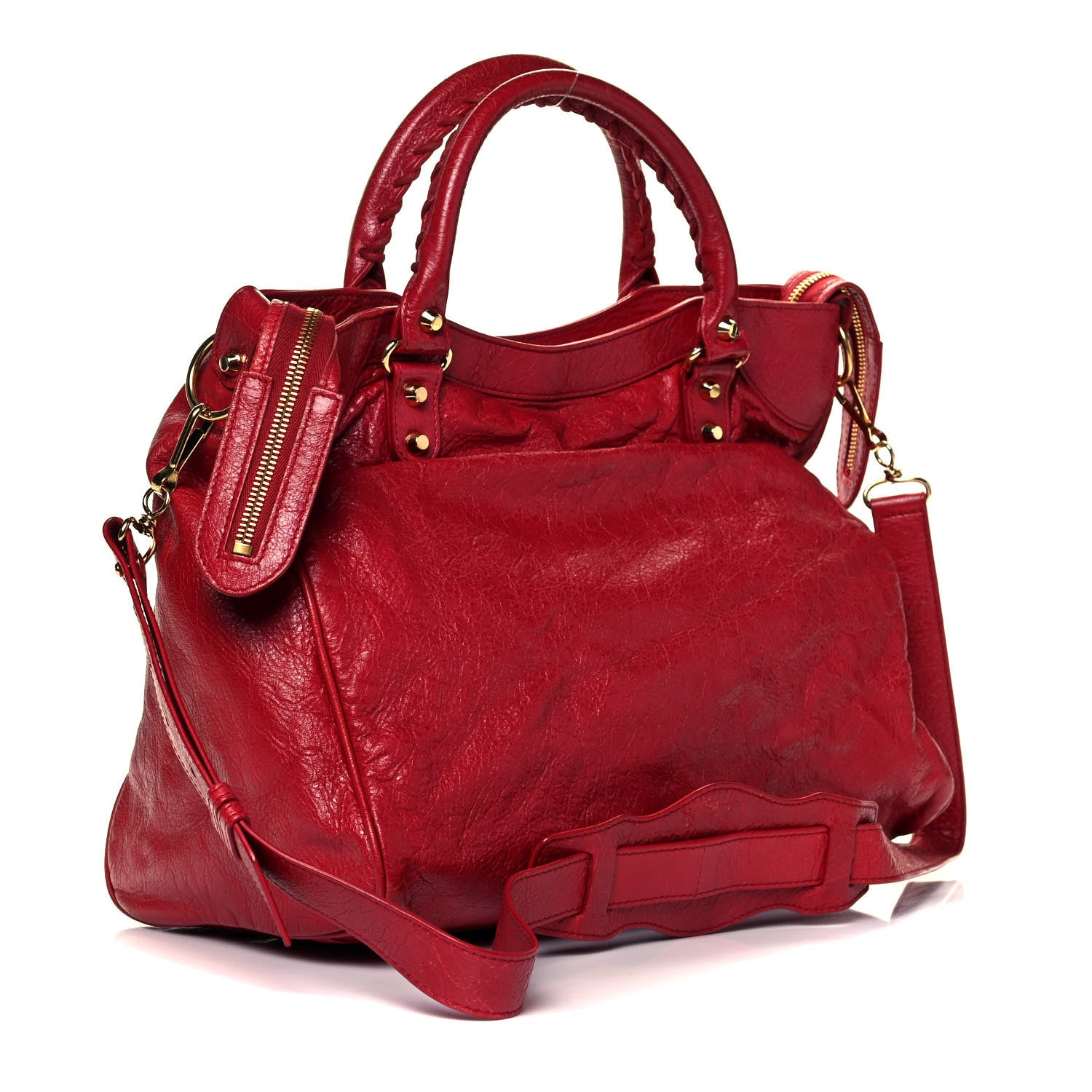 Balenciaga Agneau Classic Gold Hardware Velo Rouge Sapphire 3 of 9