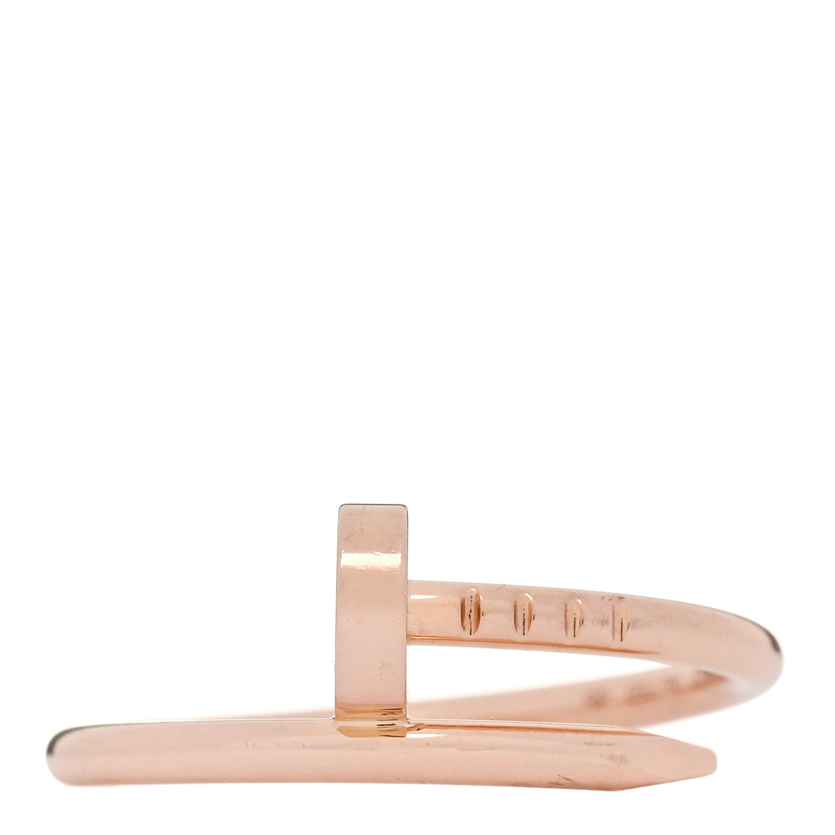 18K Pink Gold Small Juste Un Clou Ring 52 6