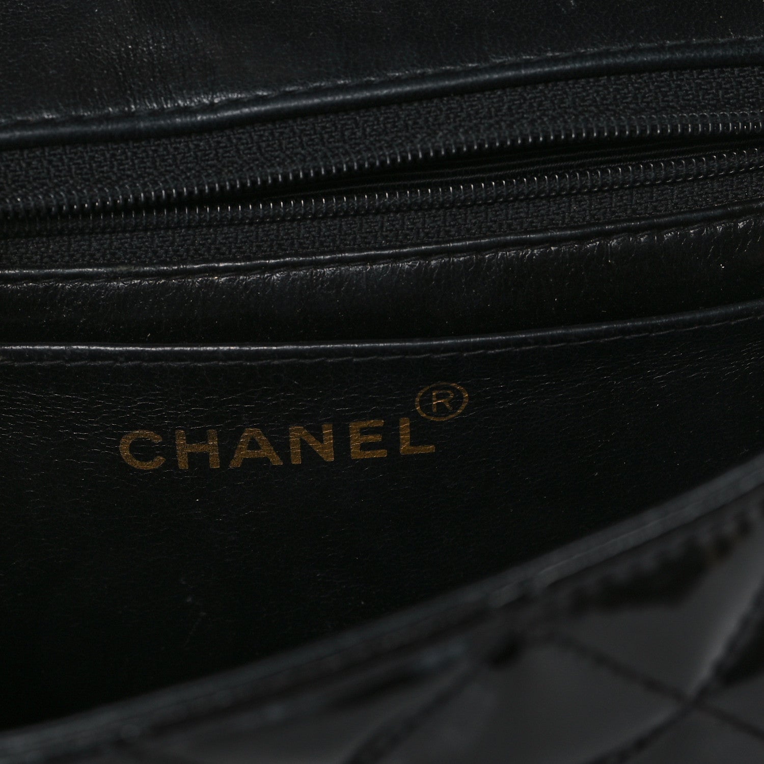 Chanel Patent Quilted Small Kelly Flap Bag Black 7 of 13