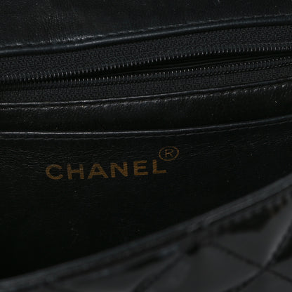 Chanel Patent Quilted Small Kelly Flap Bag Black 7 of 13
