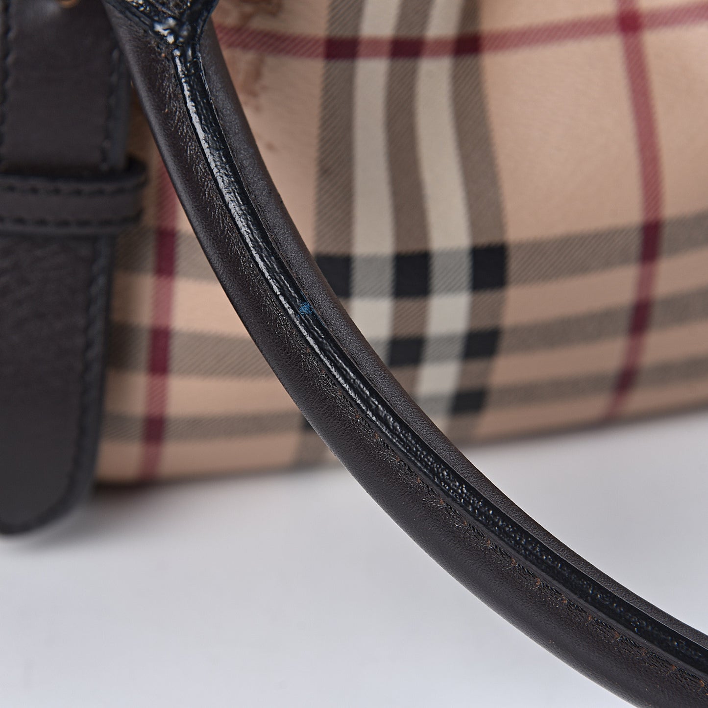 Haymarket Check Small Northfield Tote Chocolate