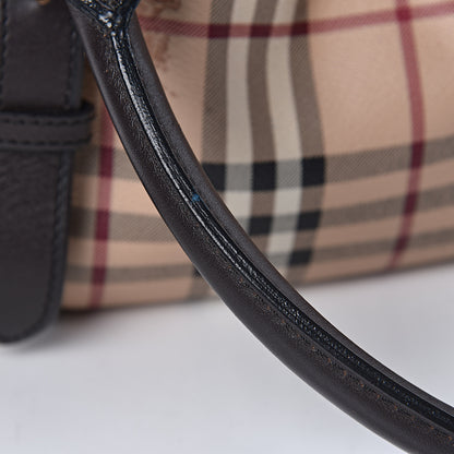 Burberry Haymarket Check Small Northfield Tote Chocolate 16 of 24