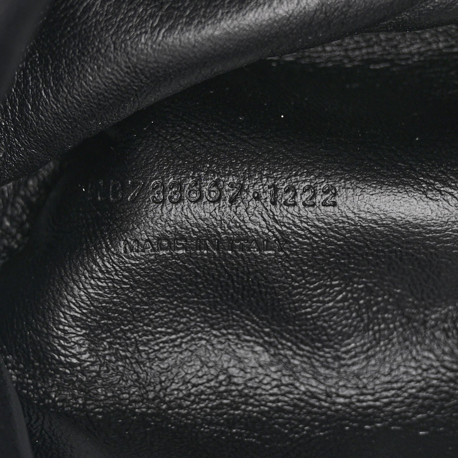 Saint Laurent Lambskin Quilted Gaby Zipped Pouch Black 7 of 10