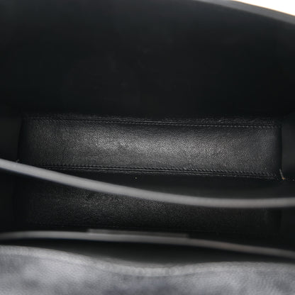 Saint Laurent Grain de Poudre Medium Classic Monogram Cassandra Top Handle Black 5 of 11