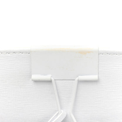 Off-White Calfskin Diag Flap Bag White Black 8 of 15