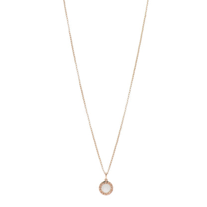 Bulgari 18K Rose Gold Mother of Pearl BVLGARI BVLGARI Pendant Necklace 1 of 4