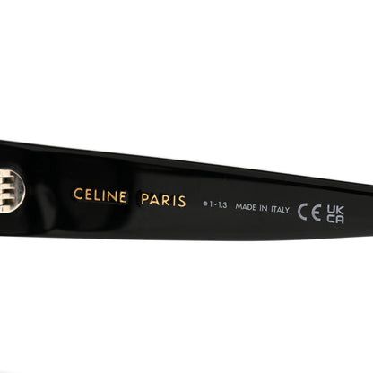 Celine Acetate Triomphe 01 Square Sunglasses CL 40226U Black 5 of 7