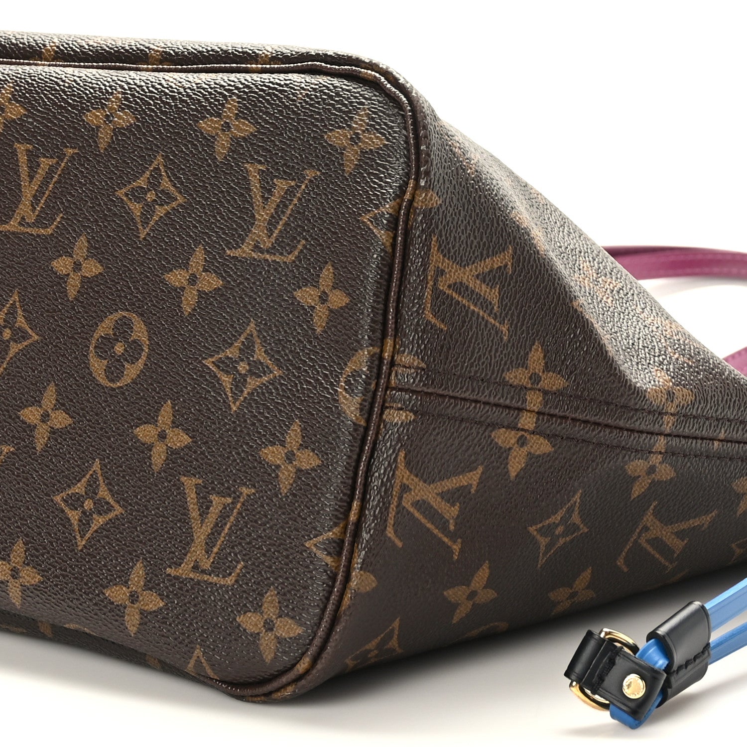 Louis Vuitton Monogram Totem Neverfull MM Magenta 9 of 10