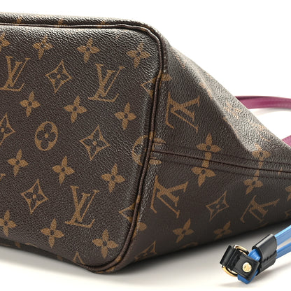 Louis Vuitton Monogram Totem Neverfull MM Magenta 9 of 10