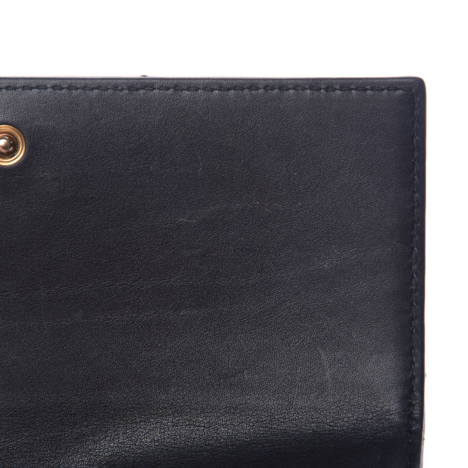 Gucci Calfskin Matelasse GG Marmont Continental Wallet Black 14 of 16