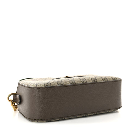 Gucci GG Supreme Monogram Web Neo Vintage Shoulder Bag Beige New Acero Crop 4 of 10
