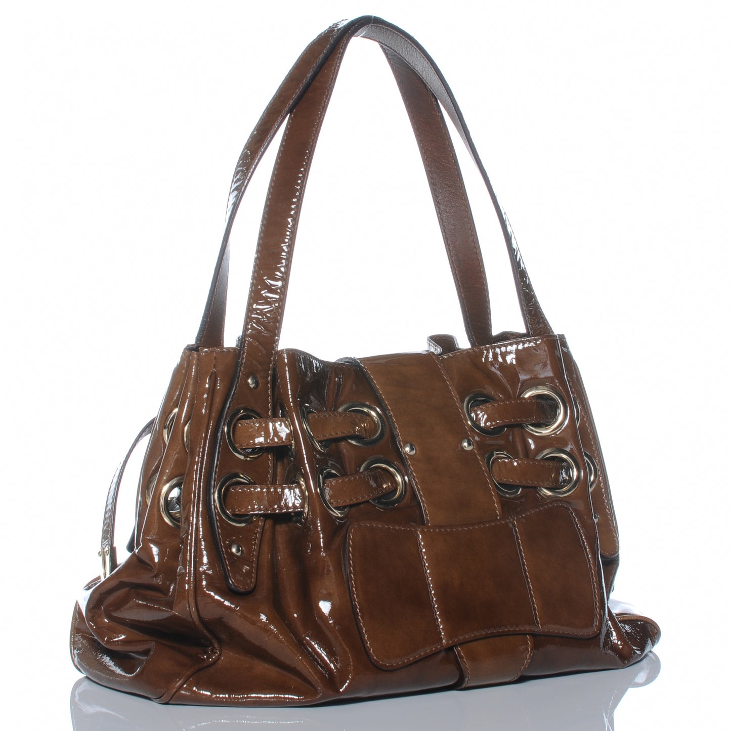 Patent Leather Ramona Brown