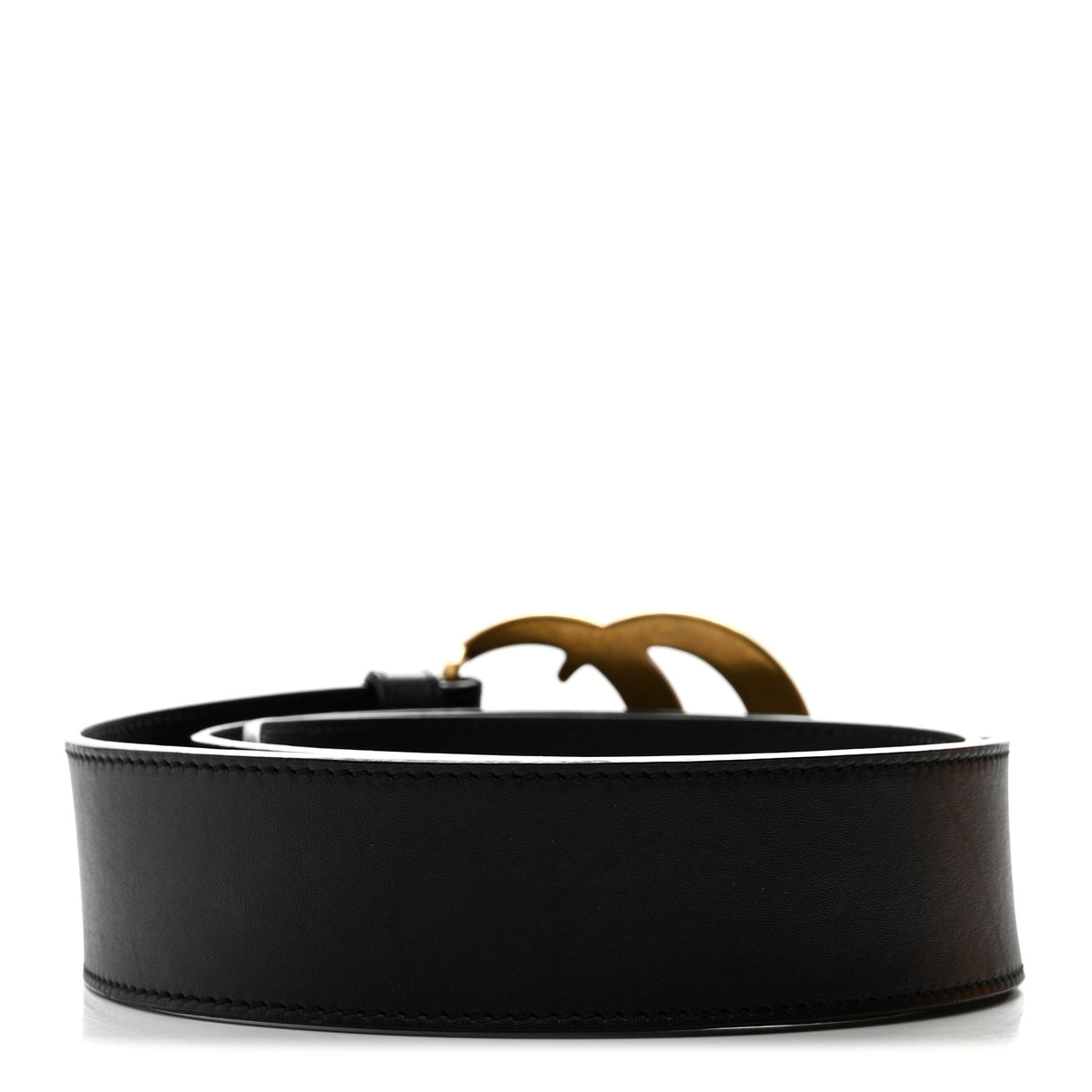 Gucci Calfskin Double G 40mm Belt 80 32 Black 2 of 6