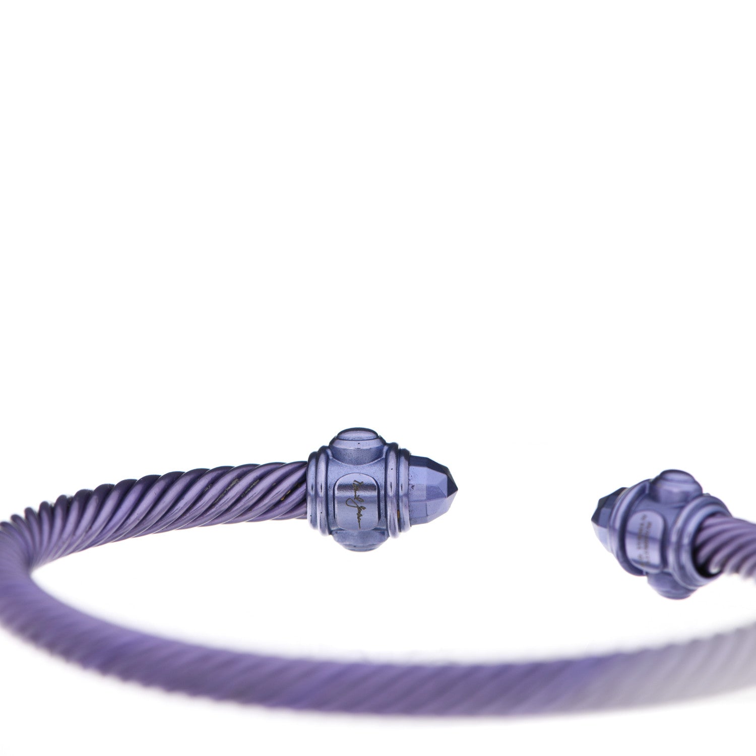 David Yurman Aluminum 5mm Renaissance Bracelet Lavender 4 of 4