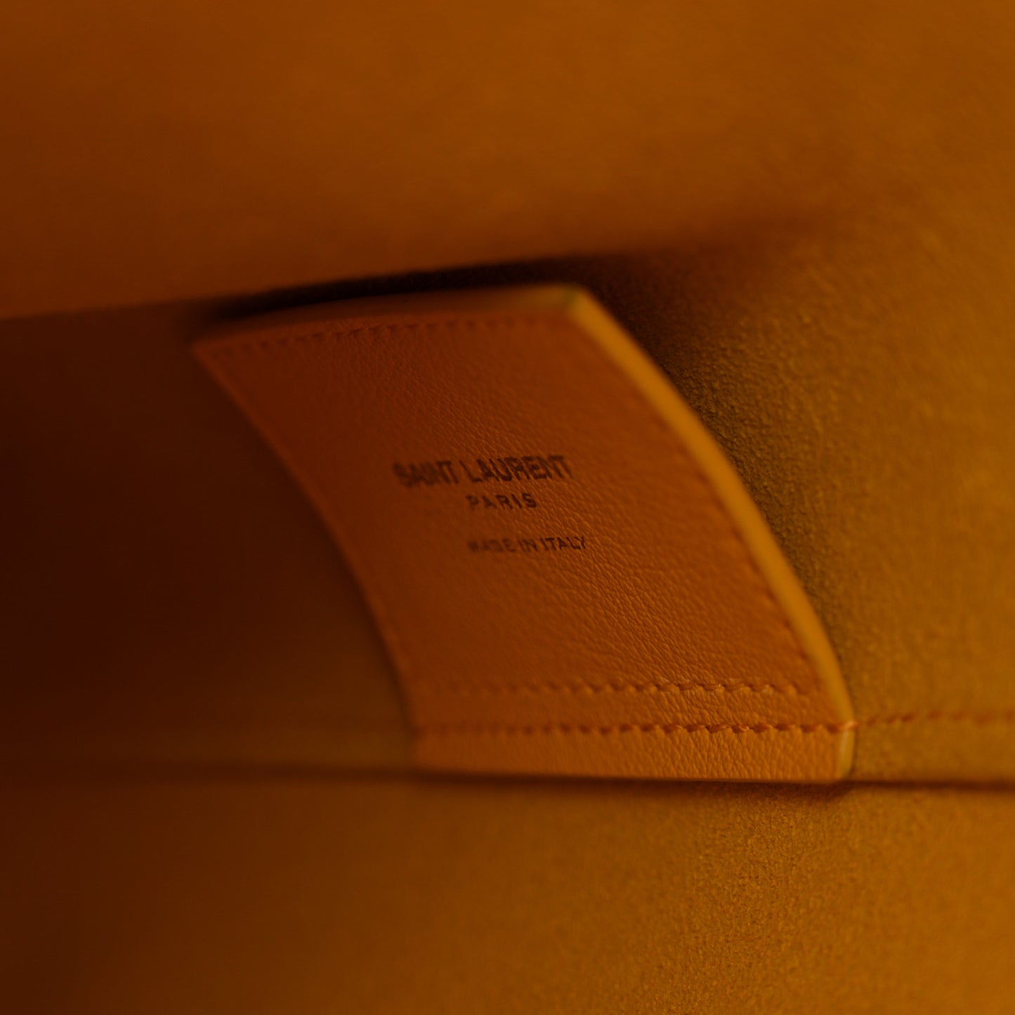 Calfskin Toy Shopping Tote Yellow