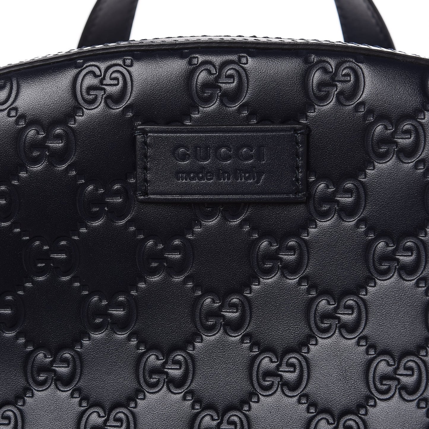 Guccissima Signature Day Backpack Blue