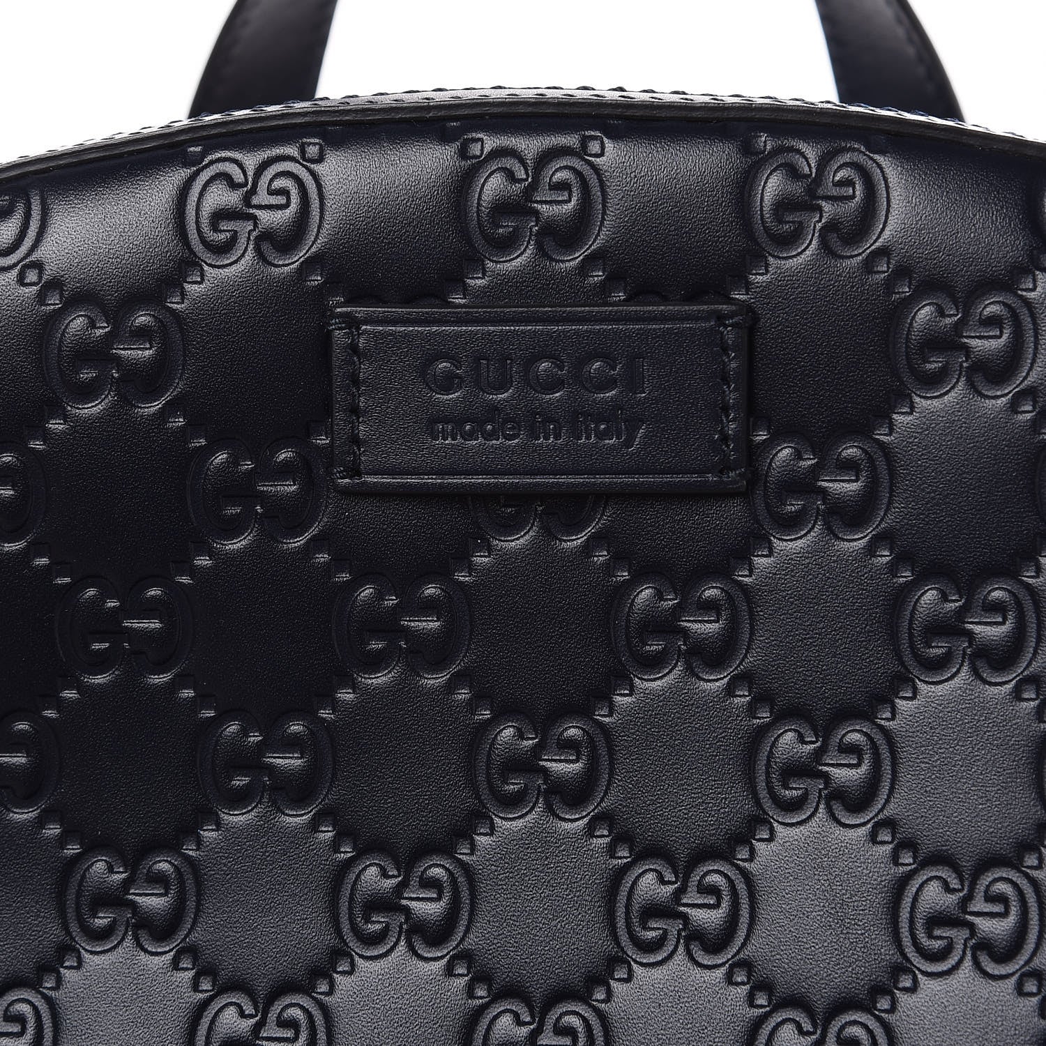 Gucci Guccissima Signature Day Backpack Blue 6 of 10