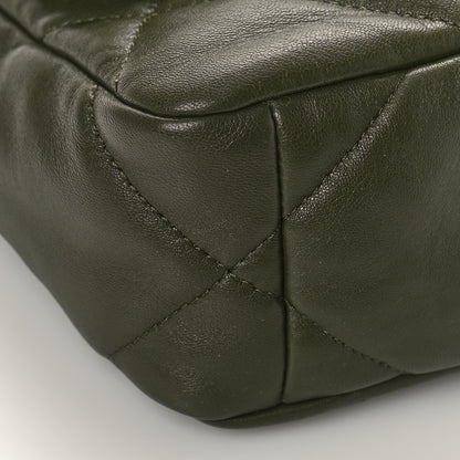 Chanel Lambskin Quilted Medium Chanel 19 Flap Khaki 8 of 10